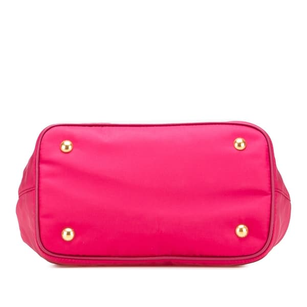 Pre-owned Prada Tessuto Satchel Pink