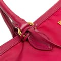 Miniatyrbild 6 av 7: Pre-owned Prada Tessuto Satchel  Pink