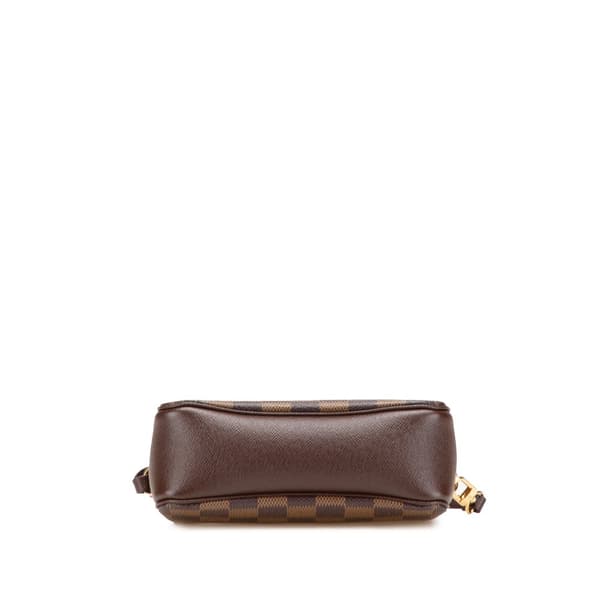 Pre-owned Louis Vuitton Damier Ebene Trousse Pochette Brown