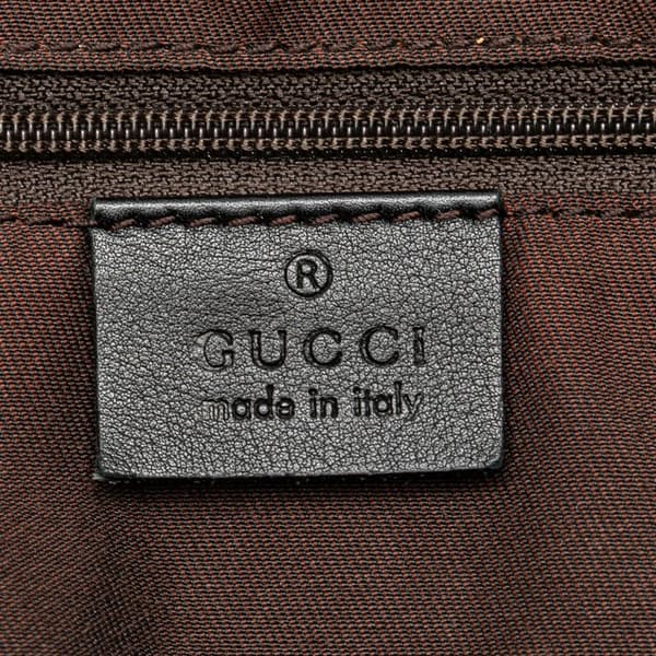 Pre-owned Gucci GG Canvas Sukey Satchel Brown