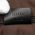 Miniatyrbild 6 av 10: Pre-owned Gucci GG Canvas Sukey Satchel Brown