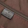 Miniatyrbild 7 av 10: Pre-owned Gucci GG Canvas Sukey Satchel Brown