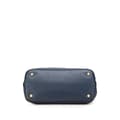 Miniatyrbillede 3 af 10: Pre-owned Prada Vitello Daino Open Convertible Tote Blue