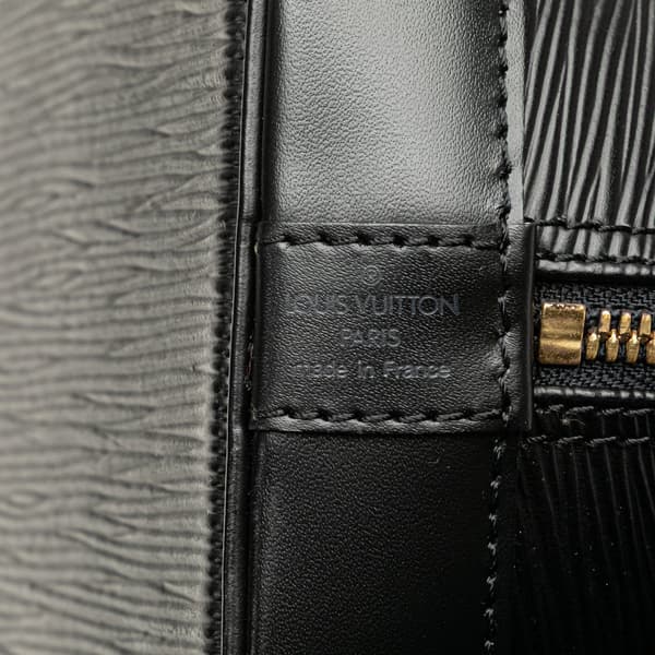 Pre-owned Louis Vuitton Epi Alma PM Black