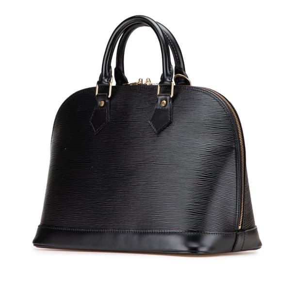 Pre-owned Louis Vuitton Epi Alma PM Black