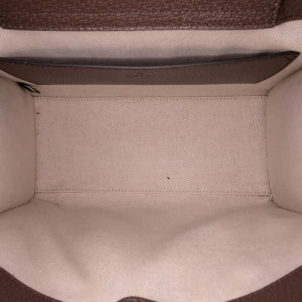 Pre-owned Gucci Small Jumbo GG Canvas Bamboo Diana Satchel Brown
