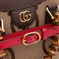 Pikkukuva 8 / 10: Pre-owned Gucci Small Jumbo GG Canvas Bamboo Diana Satchel Brown