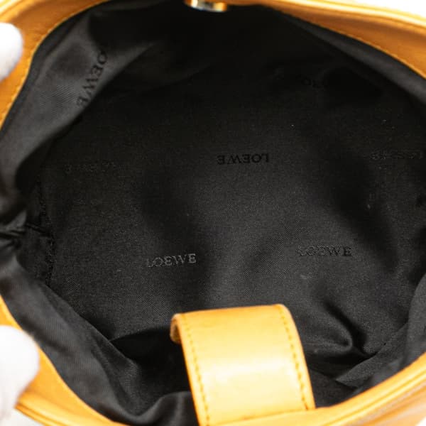 Pre-owned LOEWE Nappa Handbag Yellow