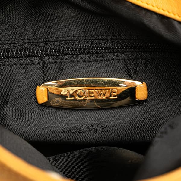 Pre-owned LOEWE Nappa Handbag Yellow
