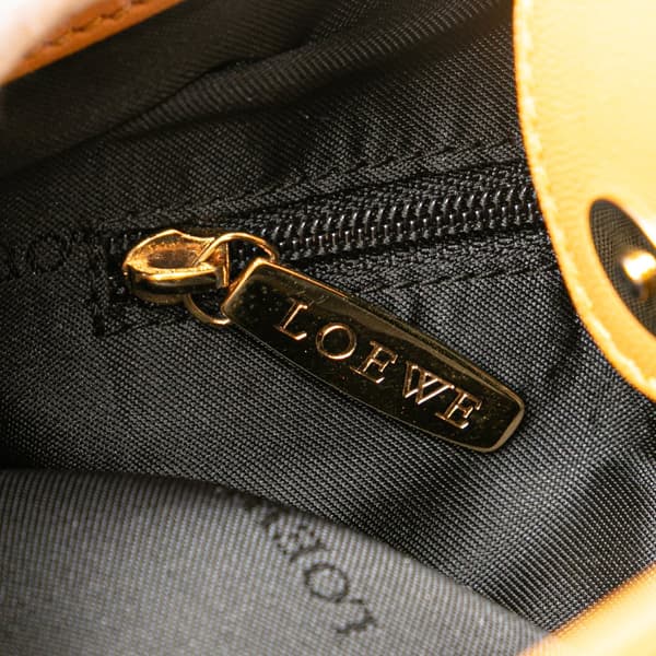 Pre-owned LOEWE Nappa Handbag Yellow