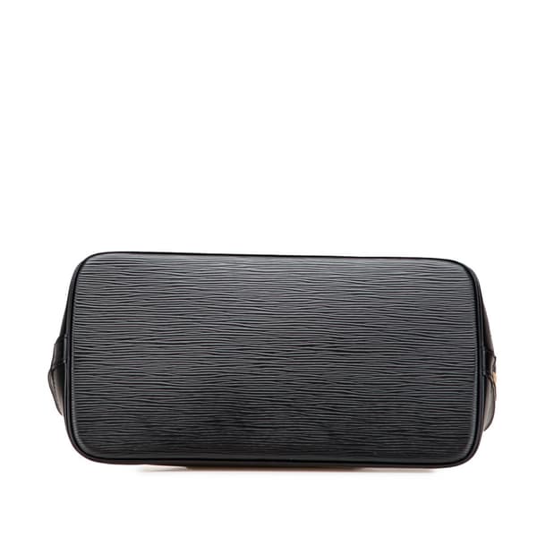 Pre-owned Louis Vuitton Epi Alma PM Black