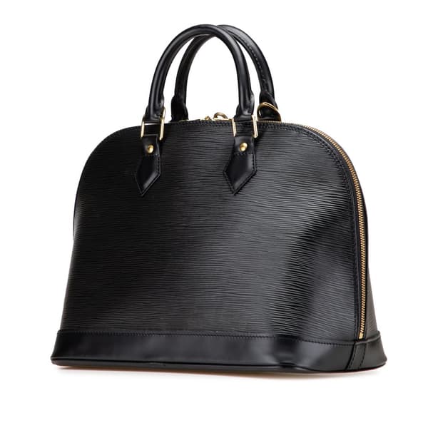 Pre-owned Louis Vuitton Epi Alma PM Black