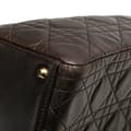 Miniatyrbilde 10 av 10: Pre-owned Dior Medium Lambskin Cannage Lady Dior Brown