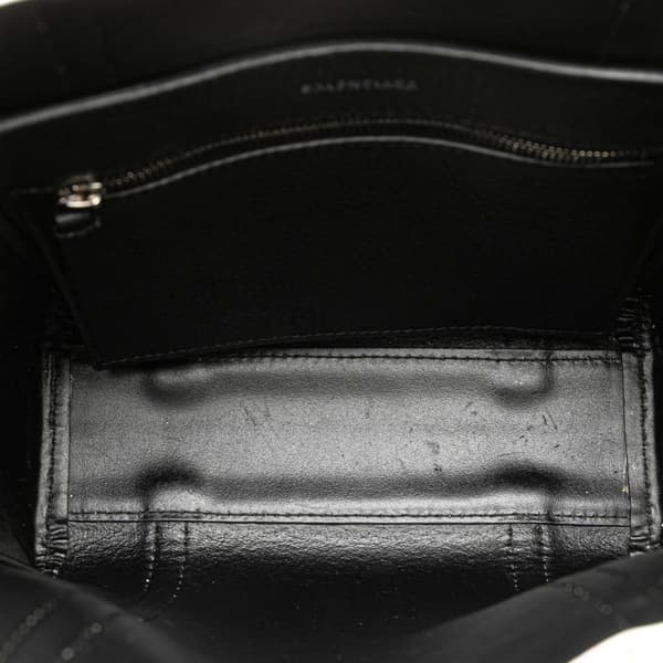 Pre-owned Balenciaga Leather Everyday Tote XXS White