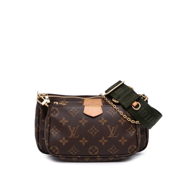 Pre-owned Louis Vuitton Monogram Multi Pochette Accessoires Brown
