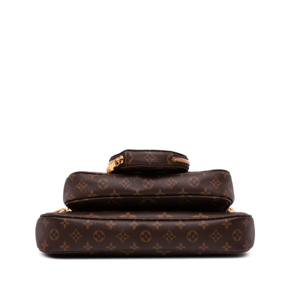 Pre-owned Louis Vuitton Monogram Multi Pochette Accessoires Brown