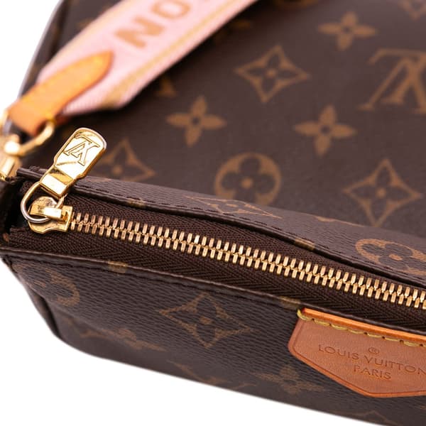Pre-owned Louis Vuitton Monogram Multi Pochette Accessoires Brown