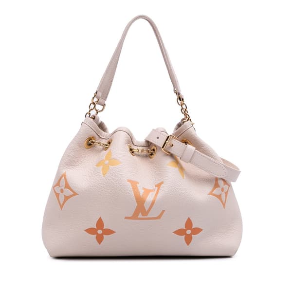 Pre-owned Louis Vuitton Monogram Degrade Empreinte Giant Summer Bundle Brown