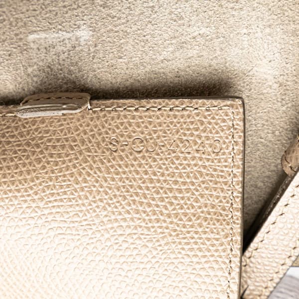 Pre-owned Celine Small Grained Calfskin Vertical Cabas Brown