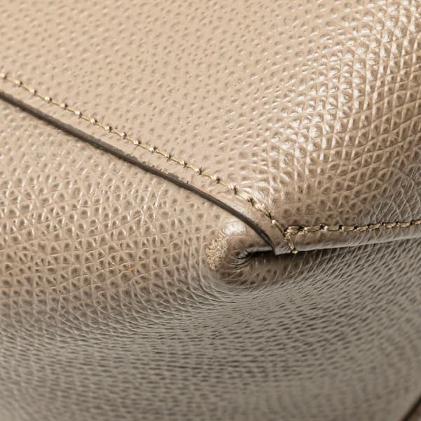 Pre-owned Celine Small Grained Calfskin Vertical Cabas Brown