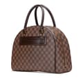 Miniatyrbild 2 av 6: Pre-owned Louis Vuitton Damier Ebene Nolita Brown