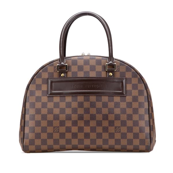 Pre-owned Louis Vuitton Damier Ebene Nolita Brown