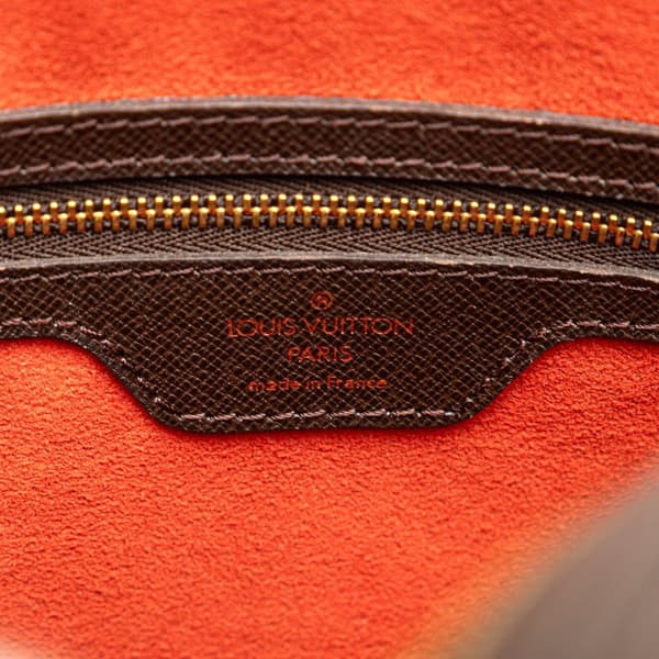 Pre-owned Louis Vuitton Damier Ebene Triana Brown