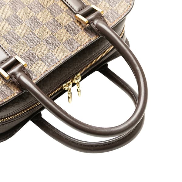 Pre-owned Louis Vuitton Damier Ebene Triana Brown