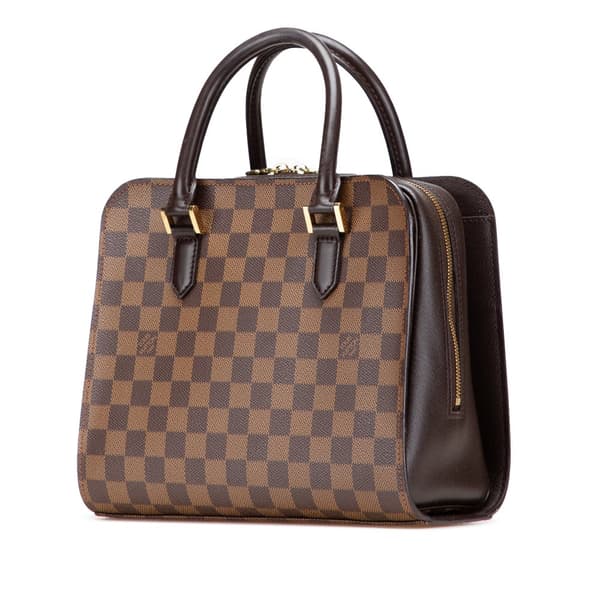 Pre-owned Louis Vuitton Damier Ebene Triana Brown