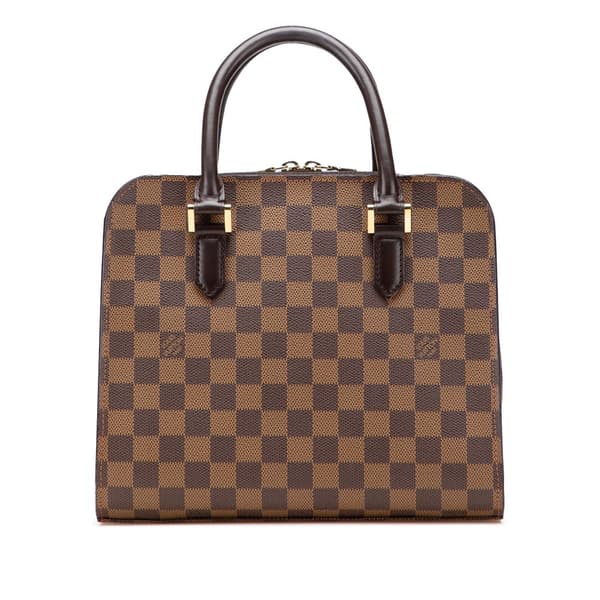 Pre-owned Louis Vuitton Damier Ebene Triana Brown