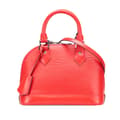 Miniatyrbillede 1 af 10: Pre-owned Louis Vuitton Epi Alma BB Red