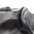 Miniatyrbild 6 av 10: Pre-owned Chanel Lambskin Camellia Top Handle Frame Bag Black