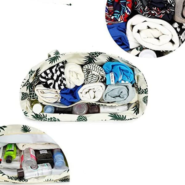 Lollanda Strandväska / Beach Bag – Rymlig Picknickväska med Flera Fack, Perfekt för Strand, Picnic och Utomhusaktiviteter