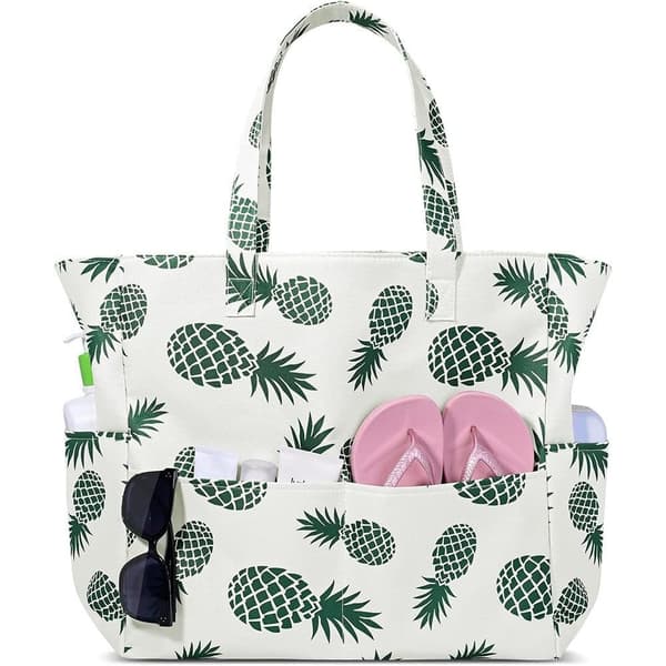 Lollanda Strandväska / Beach Bag – Rymlig Picknickväska med Flera Fack, Perfekt för Strand, Picnic och Utomhusaktiviteter