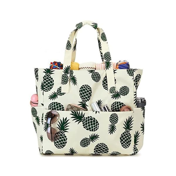 Lollanda Strandväska / Beach Bag – Rymlig Picknickväska med Flera Fack, Perfekt för Strand, Picnic och Utomhusaktiviteter