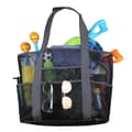 Pikkukuva 1 / 7: Lollanda XL Black Mesh Beach Bag – Iso uimalaukku ja ostoskassi, pikniklaukku, joka sopii täydellisesti rannalle ja ostoksille