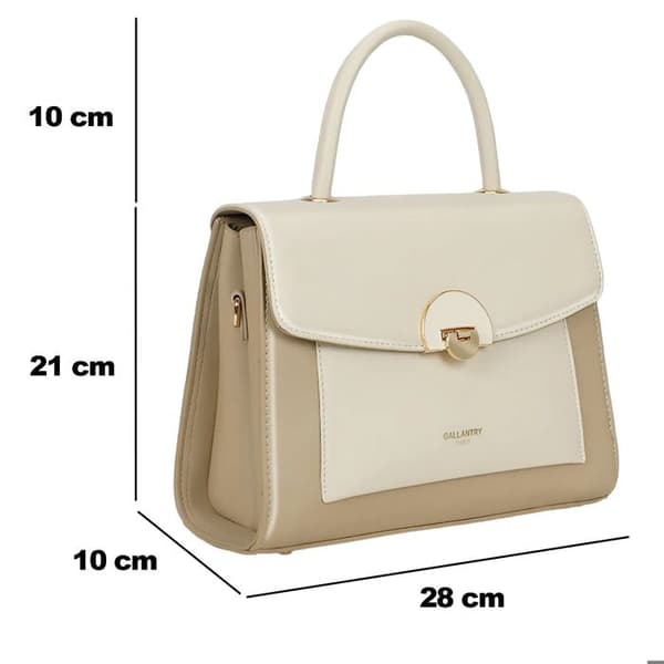 Handväska för Kvinna med Axelrem Chic Gallantry Taupe/Beige
