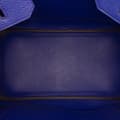 Miniatyrbilde 4 av 9: Pre-owned Hermès Togo Birkin Retourne 35 Blue