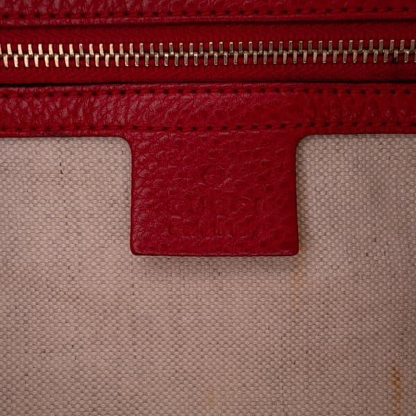 Pre-owned Gucci GG Canvas Bella Satchel Brown
