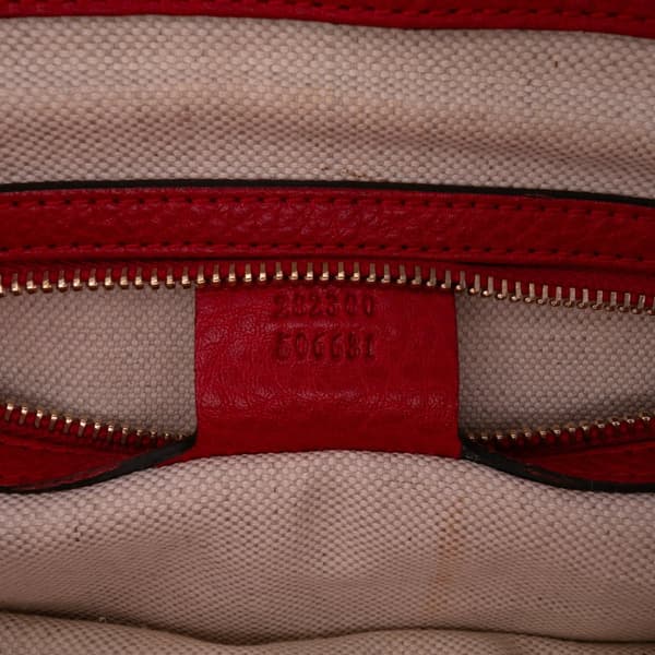 Pre-owned Gucci GG Canvas Bella Satchel Brown