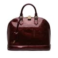 Miniatyrbillede 1 af 10: Pre-owned Louis Vuitton Monogram Vernis Alma PM Red