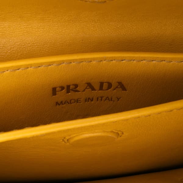 Pre-owned Prada Small Bicolor Saffiano Cuir Double Satchel Pink
