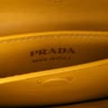 Miniatyrbilde 6 av 10: Pre-owned Prada Small Bicolor Saffiano Cuir Double Satchel Pink