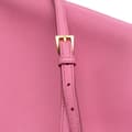 Miniatyrbilde 7 av 10: Pre-owned Prada Small Bicolor Saffiano Cuir Double Satchel Pink