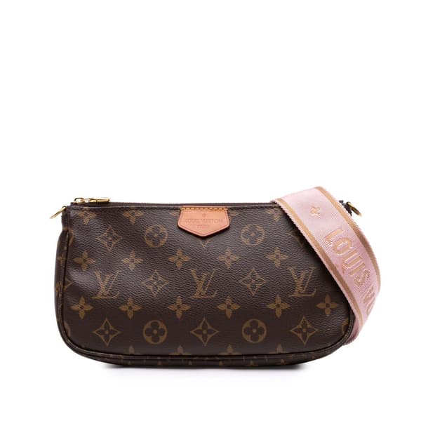 Pre-owned Louis Vuitton Monogram Multi Pochette Accessoires Brown