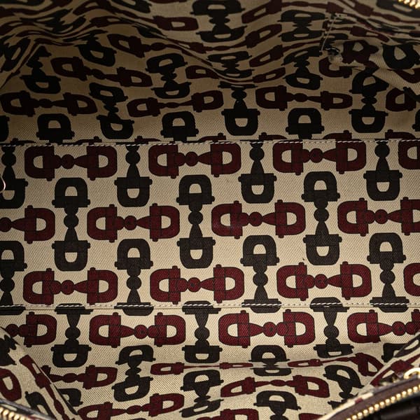 Pre-owned Gucci Guccissima Punch Handbag Brown