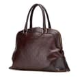Miniatyrbilde 2 av 10: Pre-owned Gucci Guccissima Punch Handbag Brown