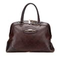 Miniatyrbilde 1 av 10: Pre-owned Gucci Guccissima Punch Handbag Brown