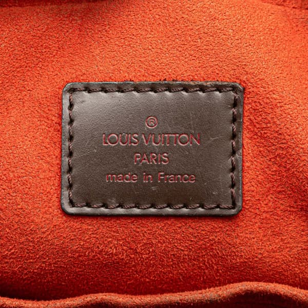 Pre-owned Louis Vuitton Damier Ebene Sarria Horizontal Brown