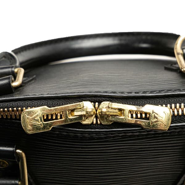 Pre-owned Louis Vuitton Epi Alma PM Black